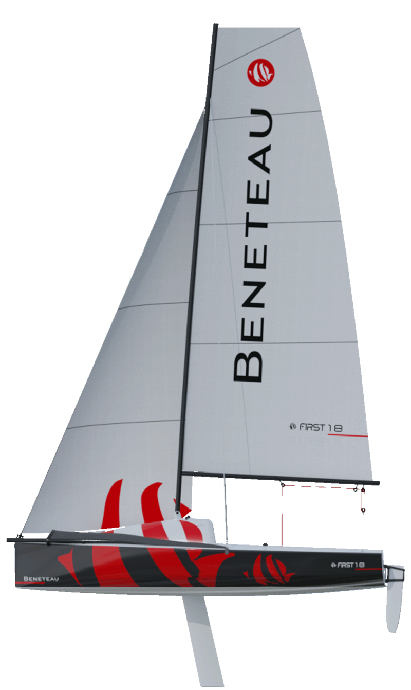 Beneteau  First 18 Side Profile