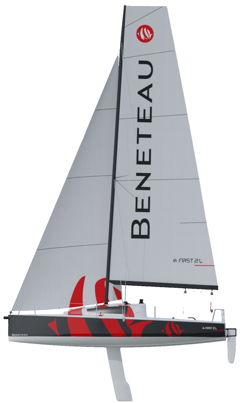 Beneteau  First 24 Side Profile