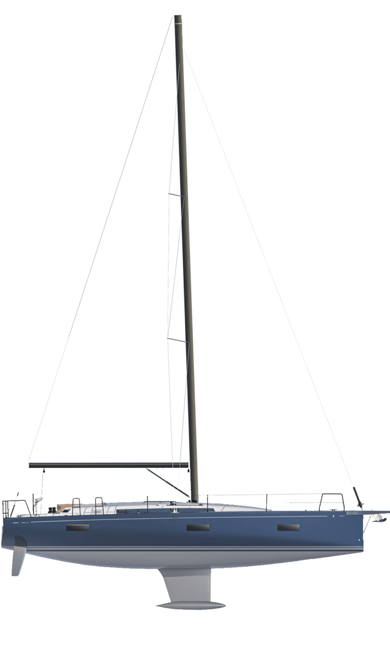 Beneteau  First 44 Side Profile