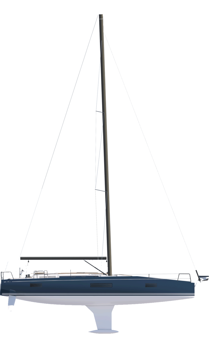 Beneteau  First 53 Side Profile