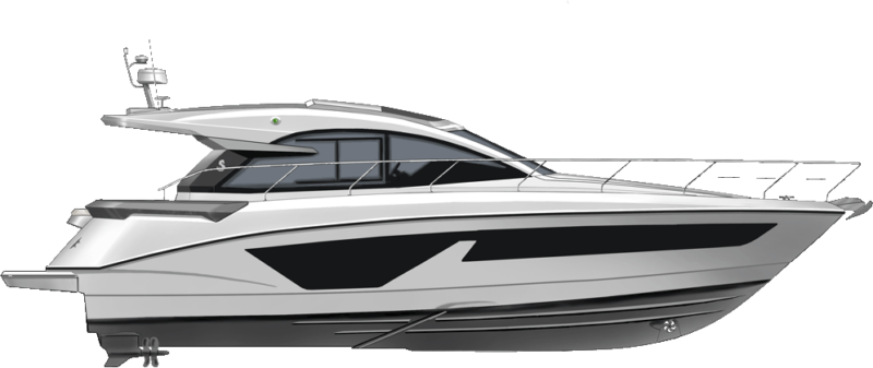 Beneteau  Gran Turismo 45 Side Profile
