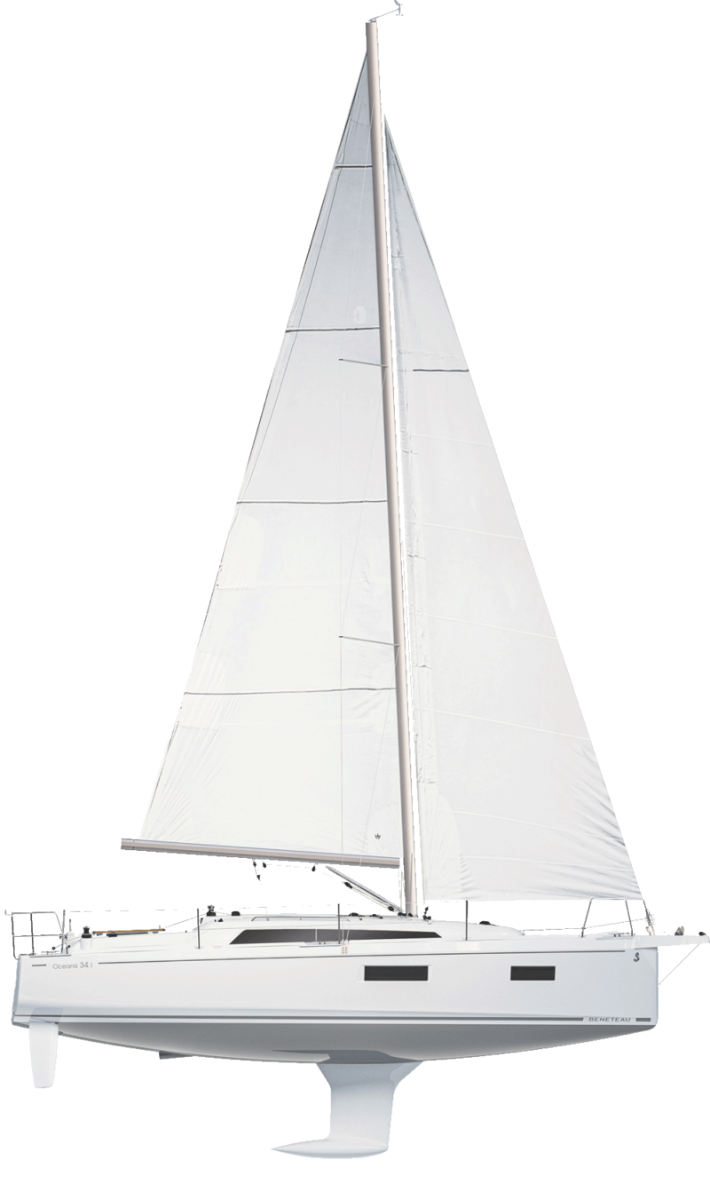 Beneteau  Oceanis 34.1 Side Profile