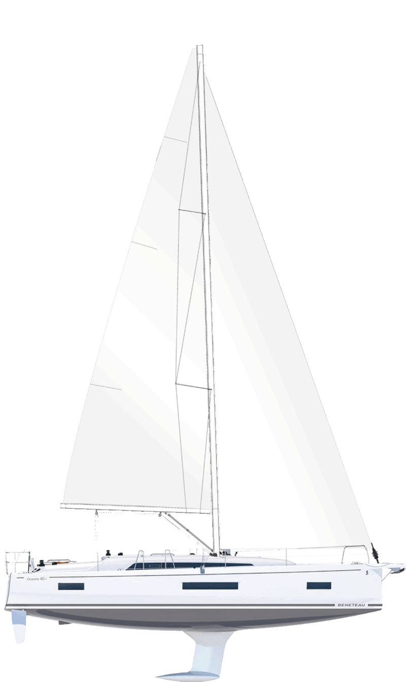 Beneteau  Oceanis 40.1 Side Profile