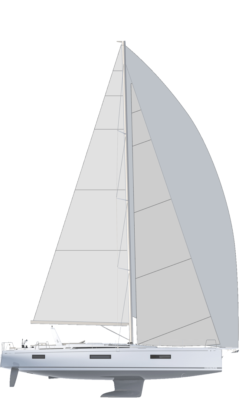 Beneteau  Oceanis Yacht 60 Side Profile