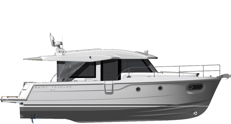 Beneteau  Swift Trawler 41S Side Profile